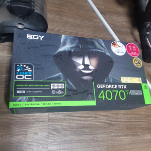 갤럭시 4070 ti super 블랙 그래픽카드