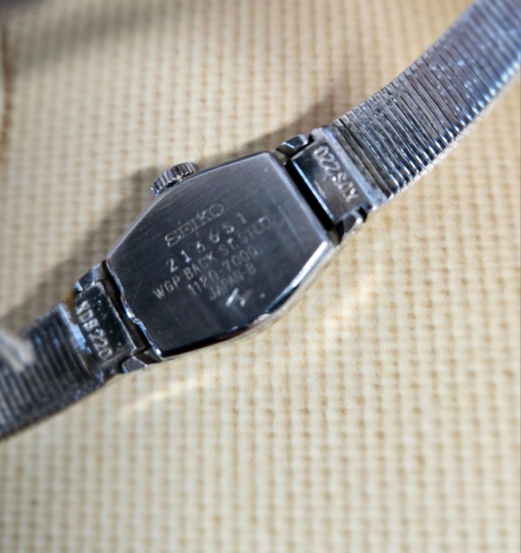 빈티지 라도 여성용 수동태엽식 메탈 시계 이미지