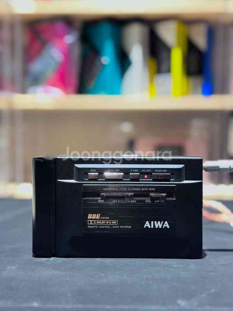 워크맨 aiwa hs-px50+이어폰 리모컨--0