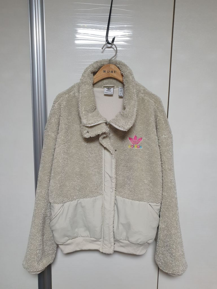 아디다스 여성 불꽃 플리스 점퍼--0