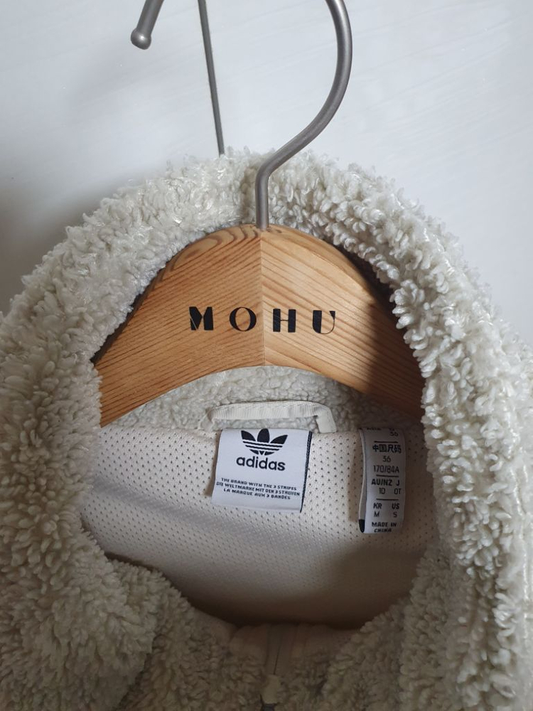 아디다스 여성 불꽃 플리스 점퍼--2