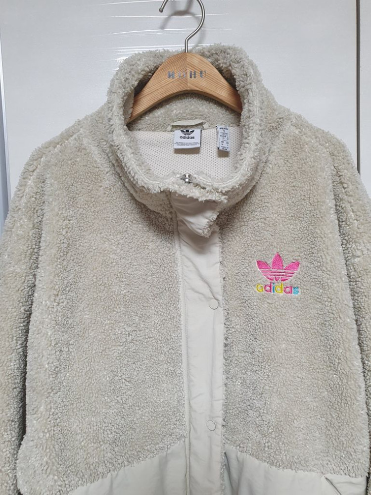 아디다스 여성 불꽃 플리스 점퍼--6