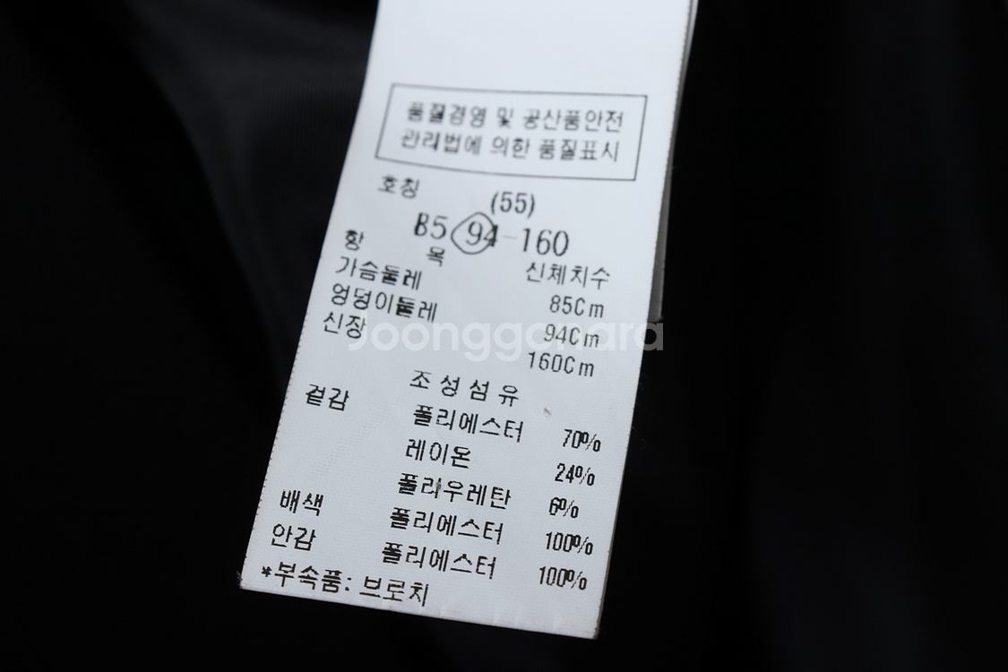 W(S) 브랜드빈티지 코트자켓 듀엘 블랙 올드스쿨--5