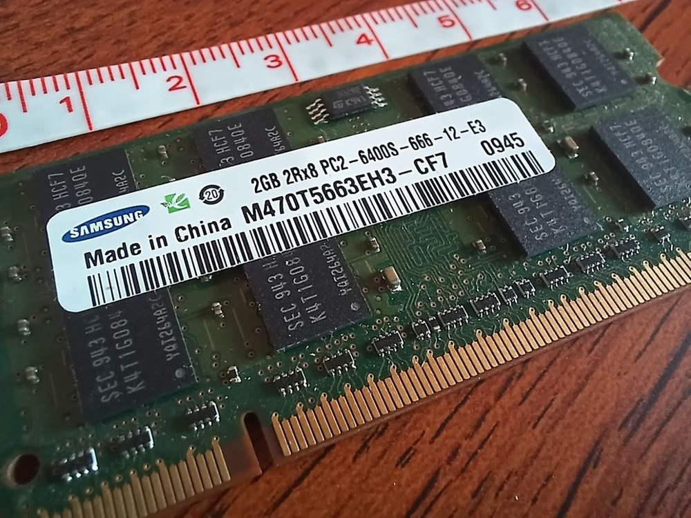 삼성 정품 노트북 램 2Gb M470T56 이미지