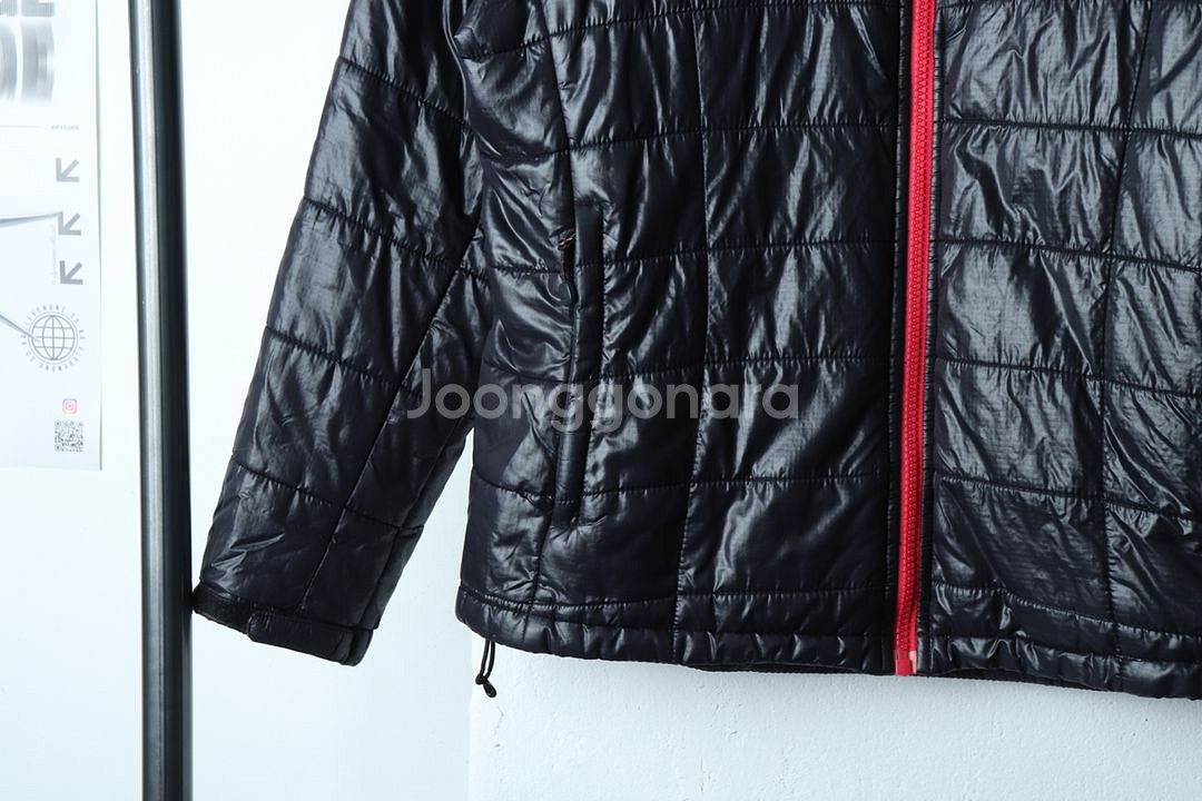 W(L-XL) 노스페이스 패딩 점퍼자켓 블랙 올드스쿨--3