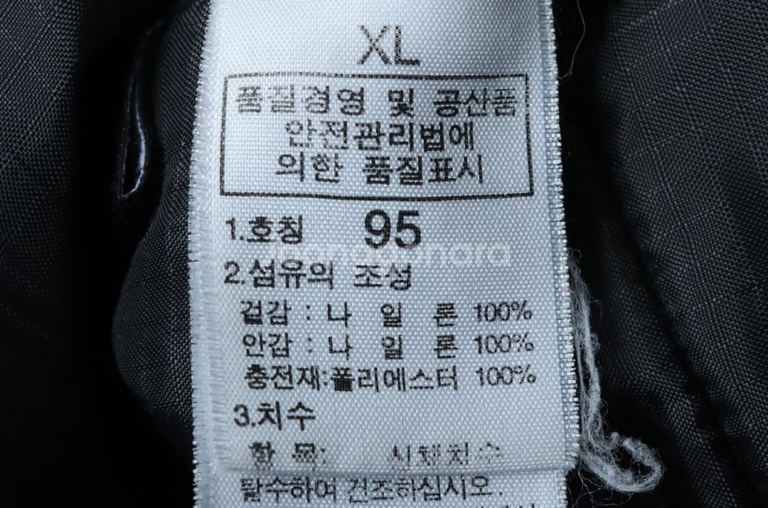 W(L-XL) 노스페이스 패딩 점퍼자켓 블랙 올드스쿨--5