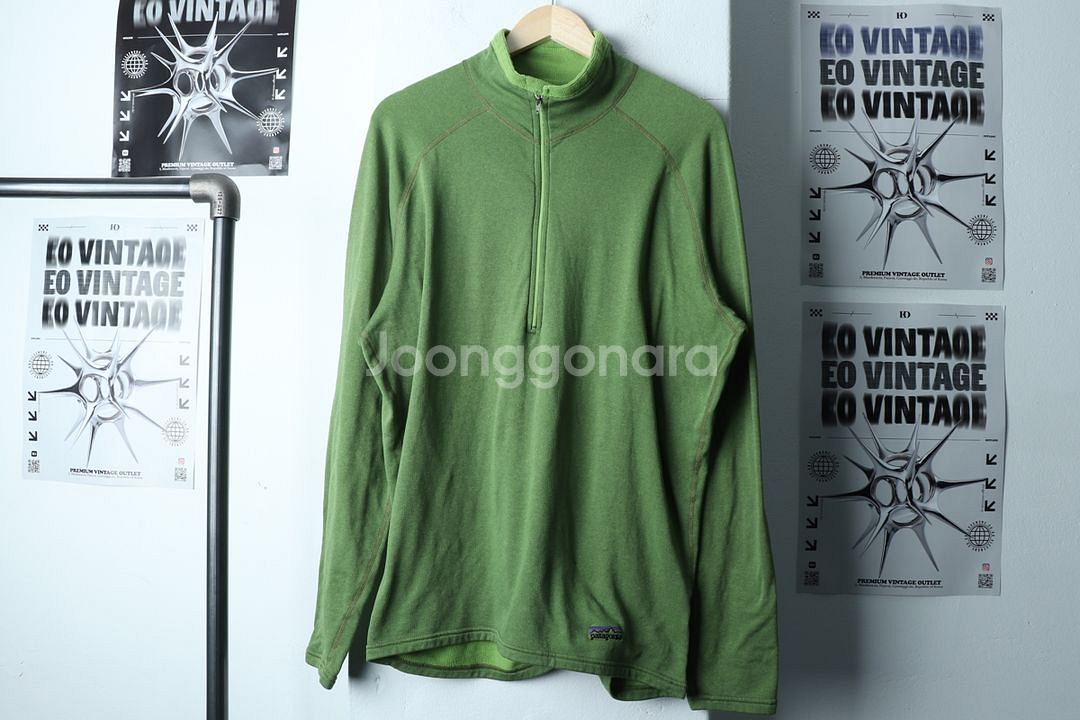 (L-XL) 파타고니아 집업 바람막이 점퍼자켓 그린--1
