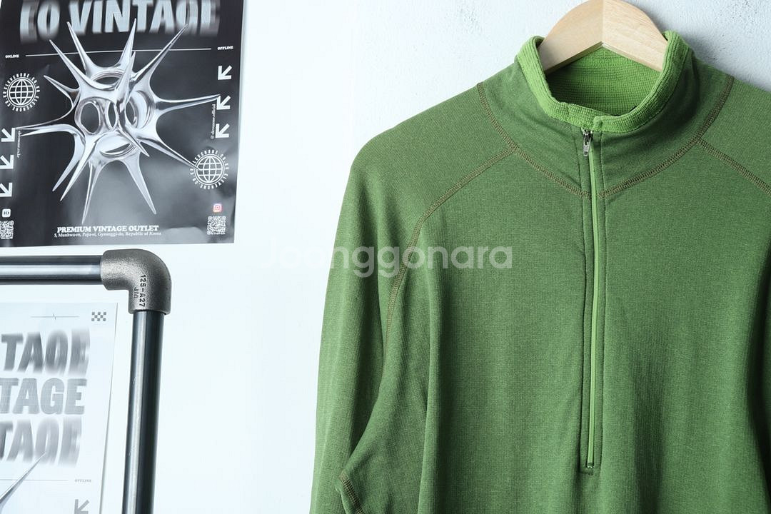 (L-XL) 파타고니아 집업 바람막이 점퍼자켓 그린--2