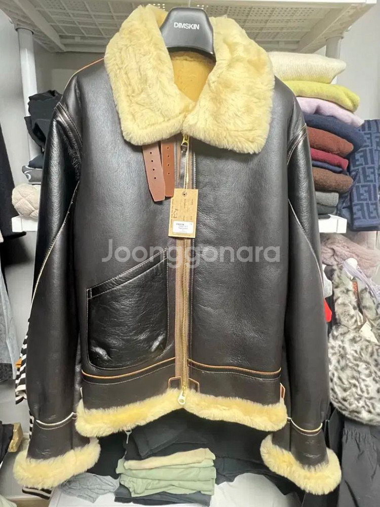 딤스킨 USAAF flight Jacket 무스탕--3