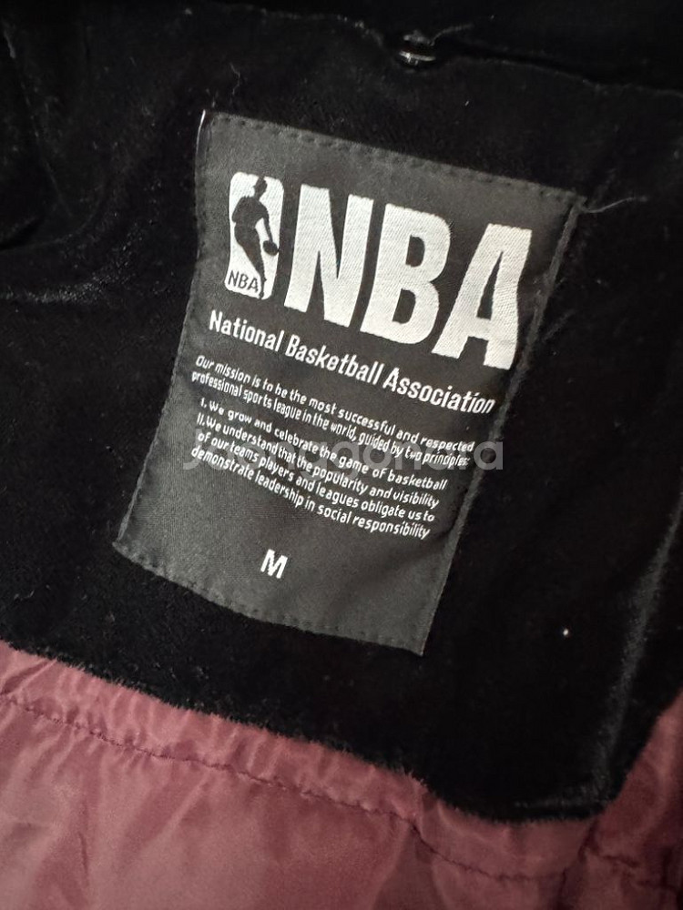 NBA 미네소타 팀버울프 벨벳 자켓--2
