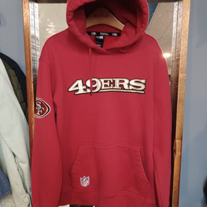 뉴에라 nfl 샌프란시스코 49ers 기모 후드티 m