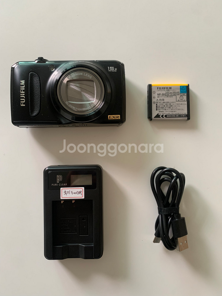 빈티지 디지털 카메라 후지필름 300exr 매트블랙--1