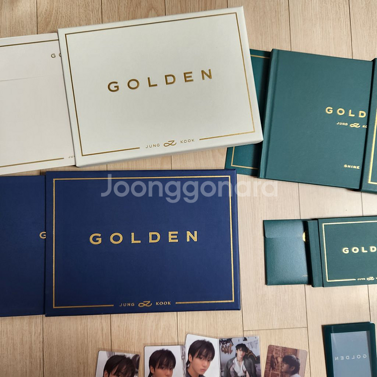 정국 골든 GOLDEN 앨범 얼리버드+예판 특전 풀구성--3