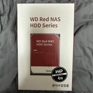 새상품/ wd nas 4tb hdd