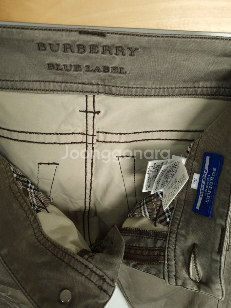 BURBERRY 버버리 블루라벨 스키니 팬츠--2