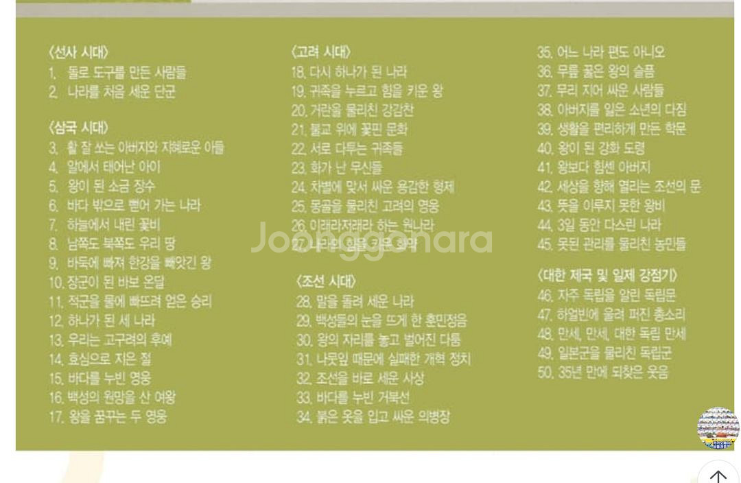 대교 참역사동화 50권 전권--5
