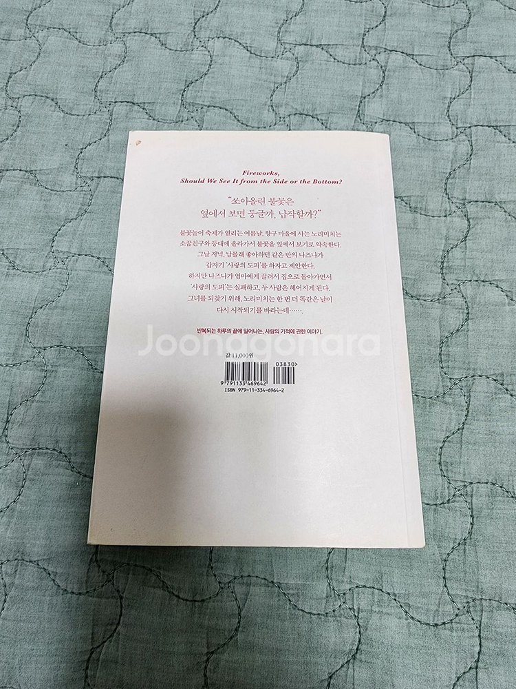 쏘아올린 불꽃, 밑에서 볼까? 옆에서 볼까? 소설--1
