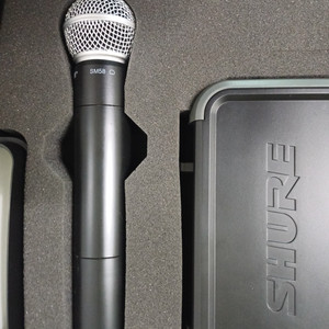 무선SHURE SM58(USA)마이크,수신기2개셋트