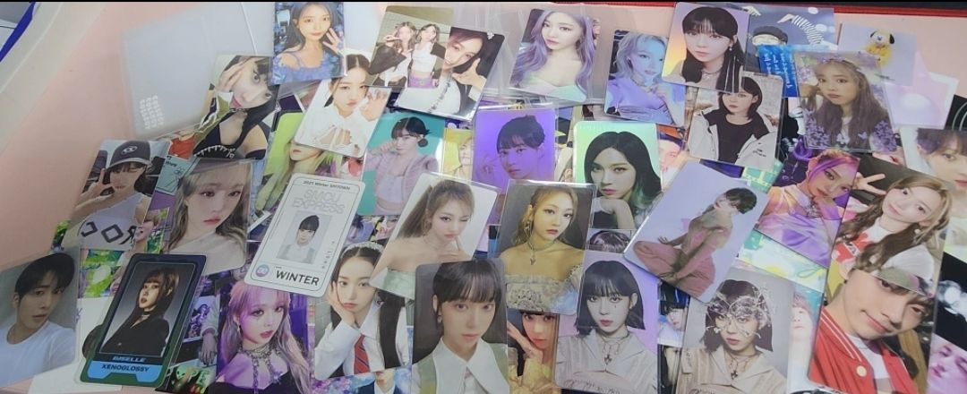 아이돌포카일괄(아이브,에스파,스키즈투바투르세라핌,아이유
