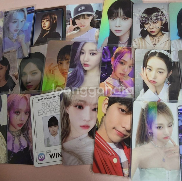 아이돌포카일괄(아이브,에스파,스키즈투바투르세라핌,아이유--5