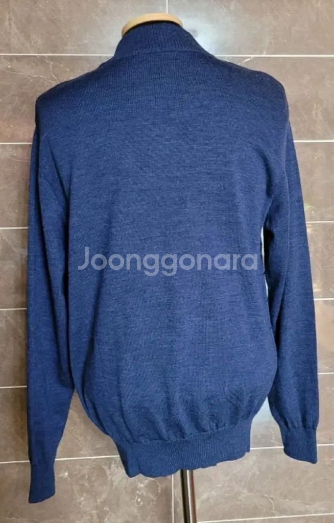 (남성100사이즈)maestro 반목 니트티(모100%--2