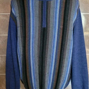 (남성100사이즈)maestro 반목 니트티(모100%