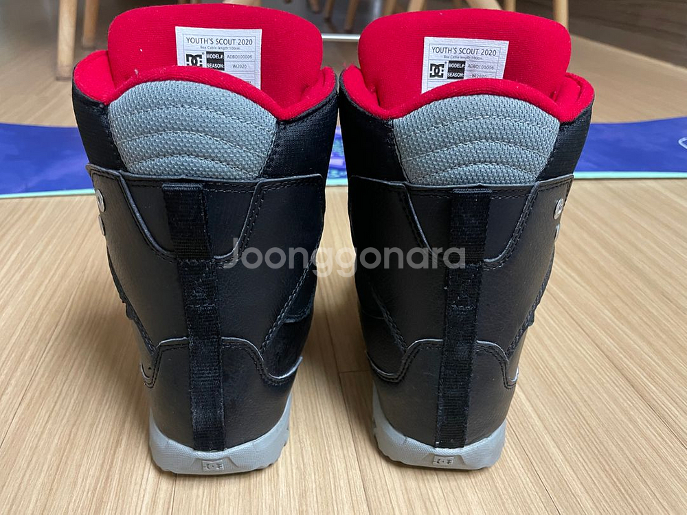 키즈 주니어 스노우보드 보아부츠 DC 스카웃 220mm--4