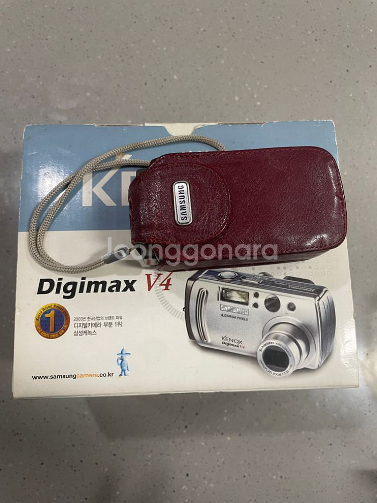 삼성 디지털카메라 KENOX DigiMax V4 풀박스--6
