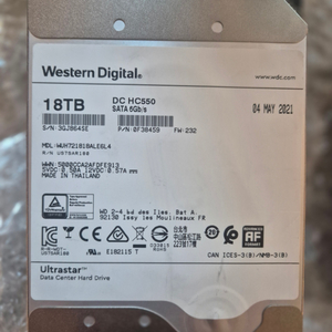 WD 18Tb 2개 60만원 팝니다.