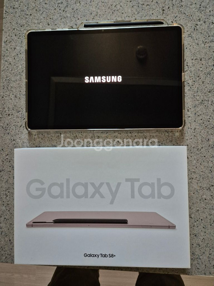 갤럭시탭 S8플러스 골드핑크 256GB--2
