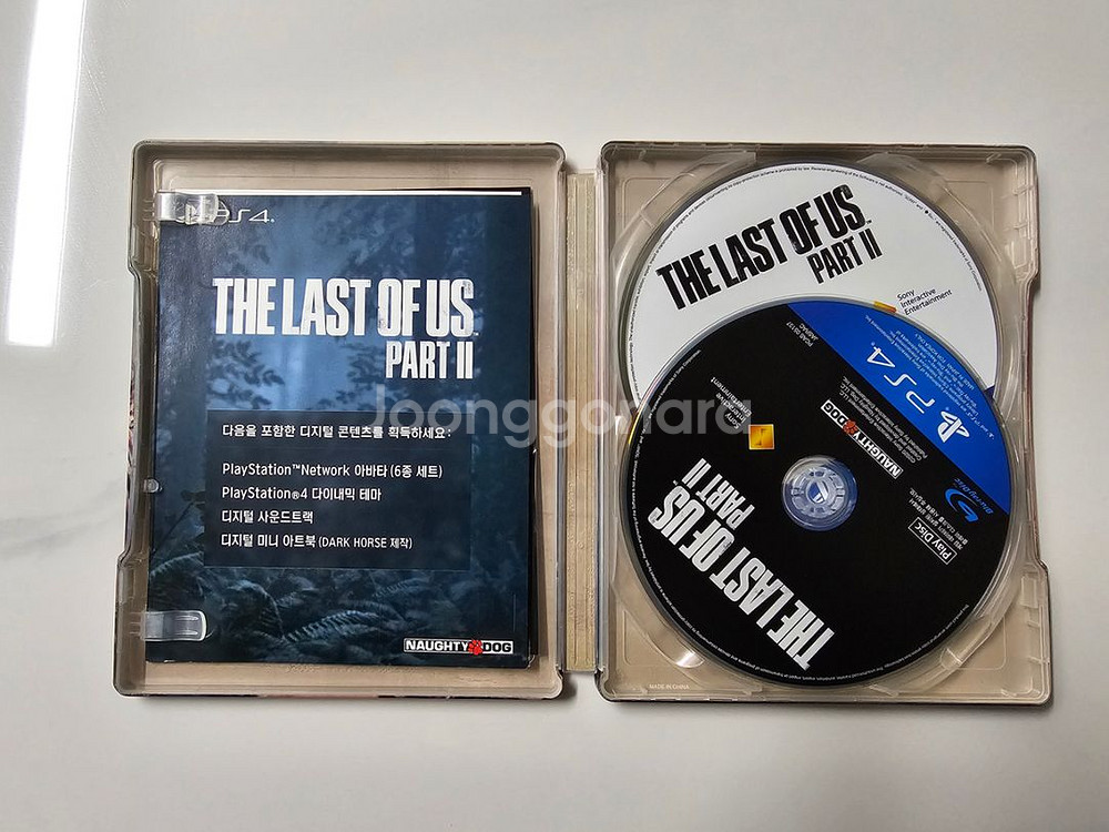 ps4 더 라스트 오브 어스 파트2 (스틸북)--2