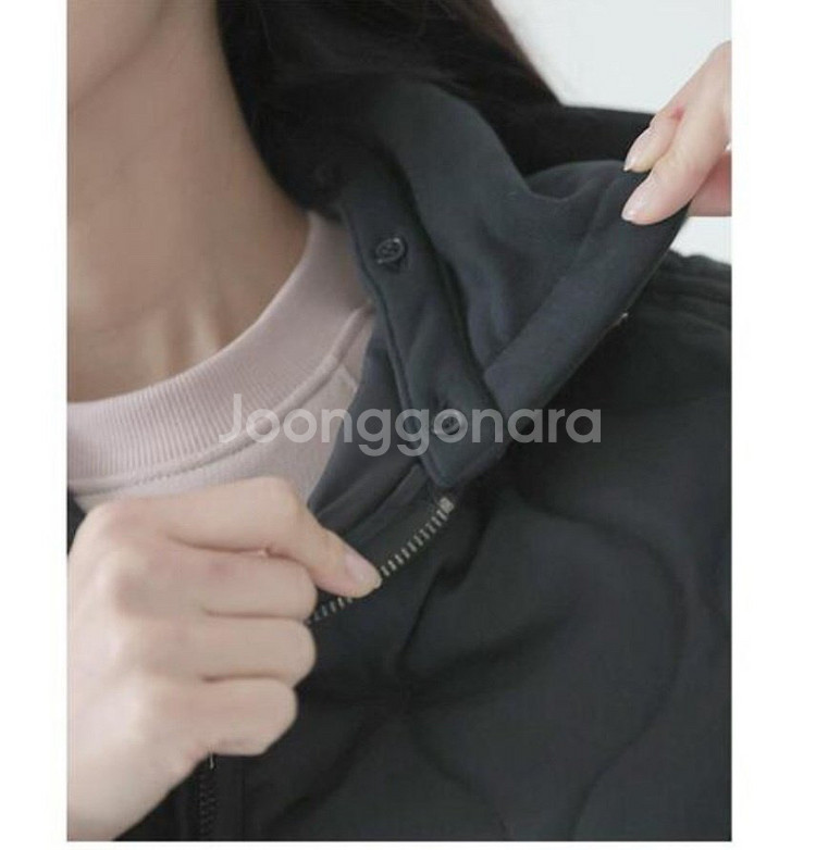 제평 얀 누빔 패딩 (새상품)--5