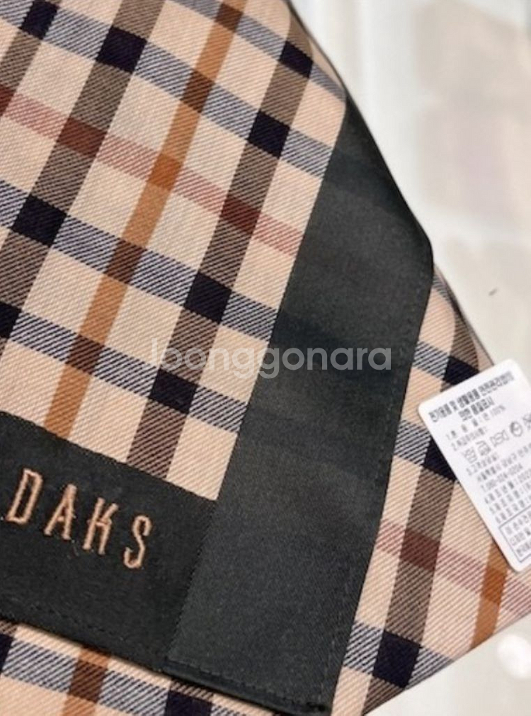 닥스 손수건 2개 세트 (새상품)--3