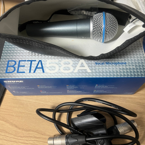 Shure beta58a 베타58a 마이크 풀구성