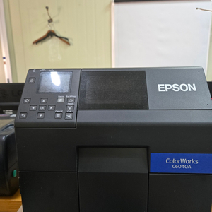 EPSON 컬러 라벨프린터 CW-C6040A 고해상도