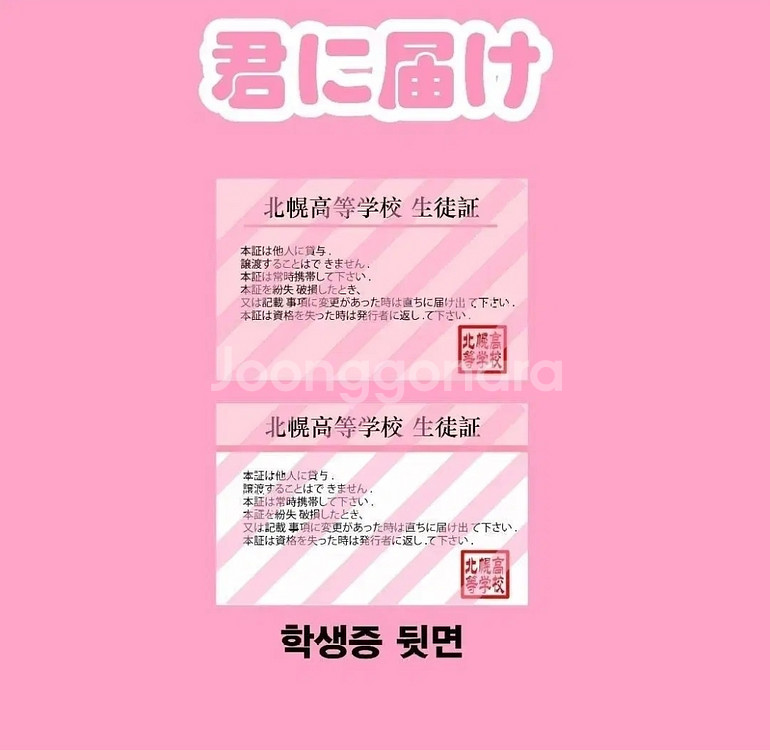 너에게 닿기를 학생증 포카 증사--3
