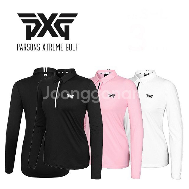PXG 여성 골프웨어 스윙 긴팔 카라티--0