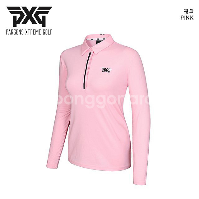 PXG 여성 골프웨어 스윙 긴팔 카라티--1