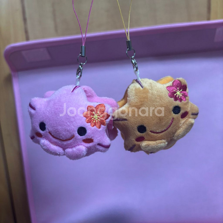 일본 빈티지 단풍 키링 인형--0