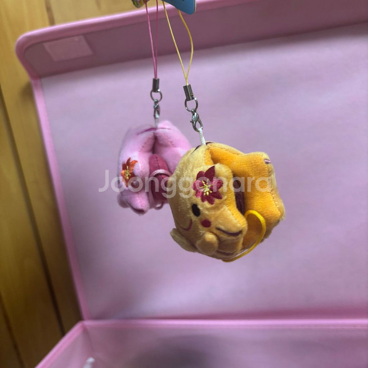 일본 빈티지 단풍 키링 인형--2