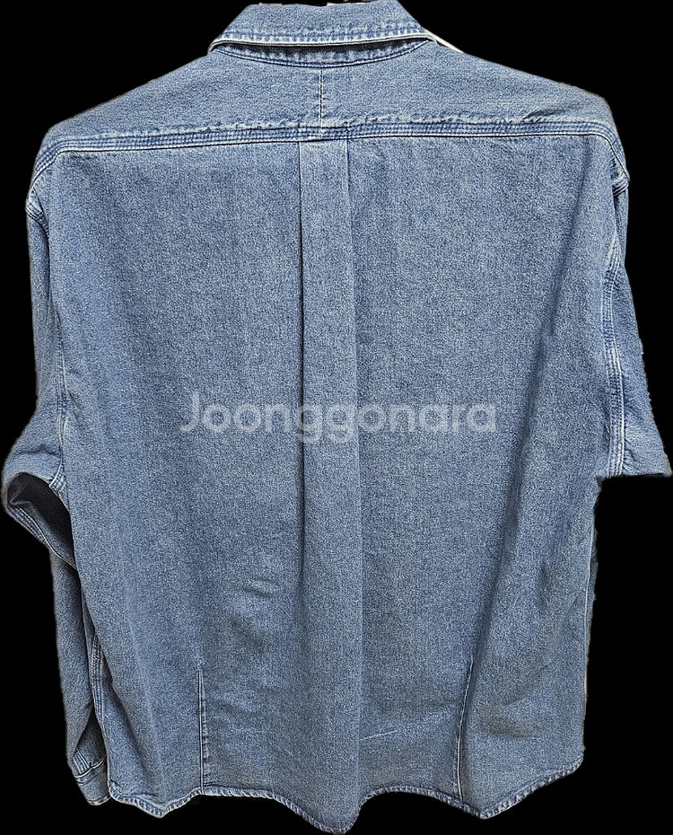 [L] 헤리티지플로스 데님 셔츠 인디고--3
