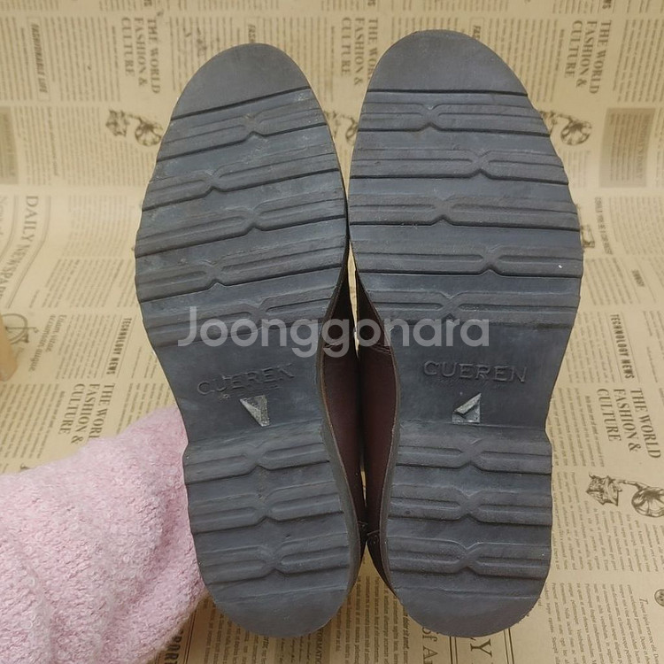 쿠에론 남성 가죽 로퍼 265--2