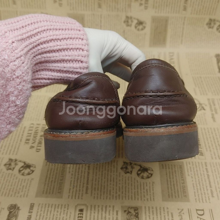 쿠에론 남성 가죽 로퍼 265--3