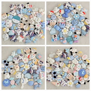 파츠 화이트블루믹스 40개 일괄