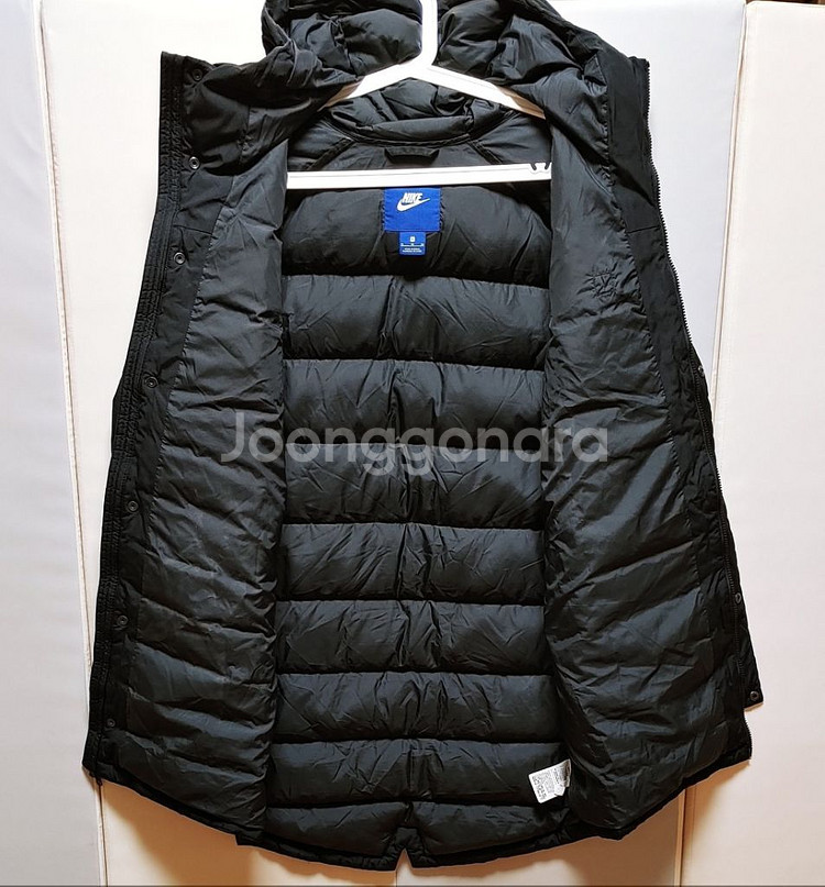 [L] 나이키 덕다운 하프 패딩점퍼 블랙1279--1