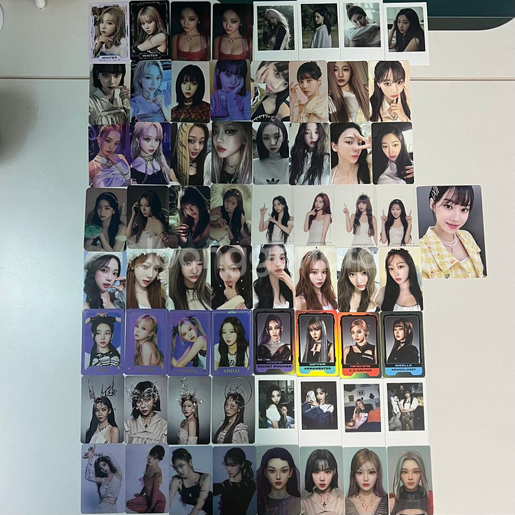 급처분)에스파 포카+앨범+시즌그리팅--1