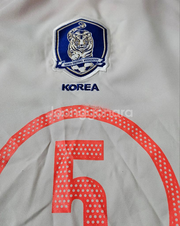04-06 대한민국 축구 국가대표 어웨이 유니폼/김남일--7