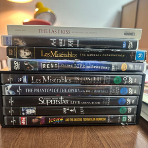 뮤지컬 DVD 8종