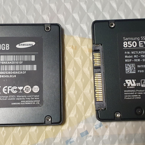 삼성 850 EVO SSD 250GB 2개