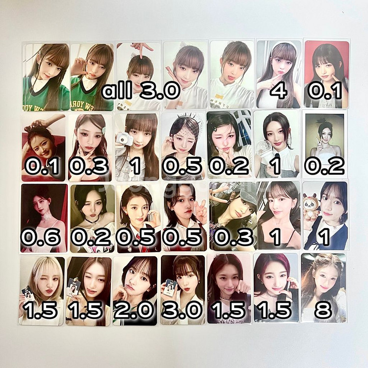 아이브 포토카드 포카 판매--1